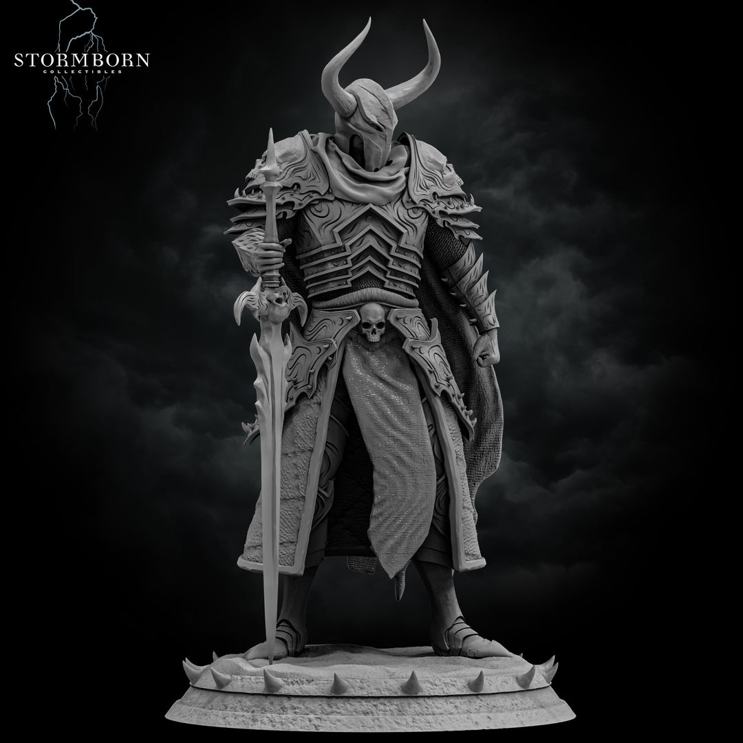 Death Knight, Oathbreaker Paladin Two Handed Great Sword PC NPC | 28mm,32mm,54mm, 75mm, 100mm Scales| Dungeons &amp; Dragons| Pathfinder |