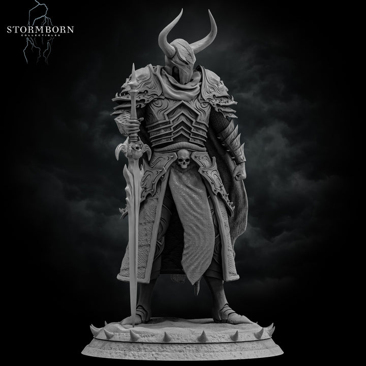 Death Knight, Oathbreaker Paladin Two Handed Great Sword PC NPC | 28mm,32mm,54mm, 75mm, 100mm Scales| Dungeons &amp; Dragons| Pathfinder |