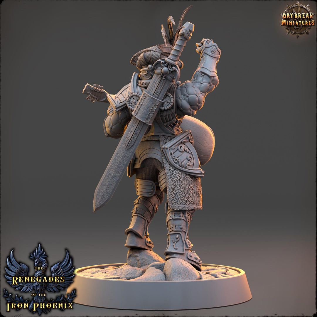 Human Female Bard Rogue PC / NPC| Unpainted Resin miniature | 28mm,32mm,54mm,75mm,100mm Scale | Figurine mini -D&amp;D 5e | Daybreak Miniatures