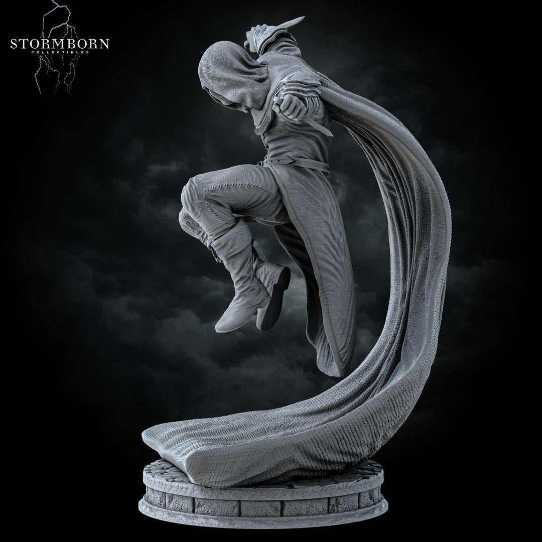 Rogue, Assassin, Thief PC / NPC Miniature | 28mm, 32mm, 54mm,75mm, 100mm Scales | Pathfinder Figure | D&amp;D 5e | Resin mini