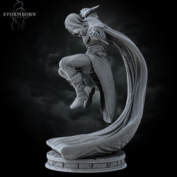 Rogue, Assassin, Thief PC / NPC Miniature | 28mm, 32mm, 54mm,75mm, 100mm Scales | Pathfinder Figure | D&amp;D 5e | Resin mini