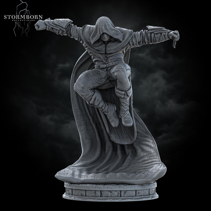 Rogue, Assassin, Thief PC / NPC Miniature | 28mm, 32mm, 54mm,75mm, 100mm Scales | Pathfinder Figure | D&amp;D 5e | Resin mini