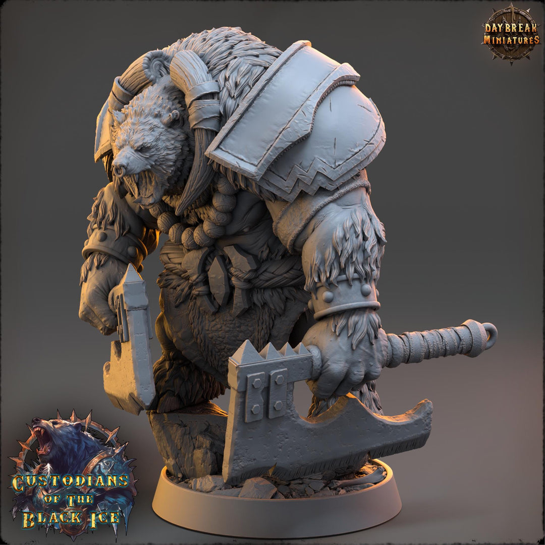 BearFolk Fighter Werebear Fighter Scales: 5 Sizes /| D&amp;D 5e | Dungeons and Dragons | Pathfinder