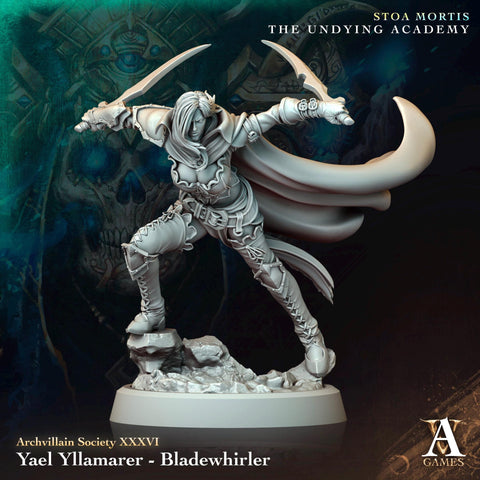 Female Rogue, Ranger, Thief, Assassin | 28mm, 32mm,54mm,75mm,100mm Scale Resin Miniature | Dungeons & Dragons Pathfinder | Archvillain Games