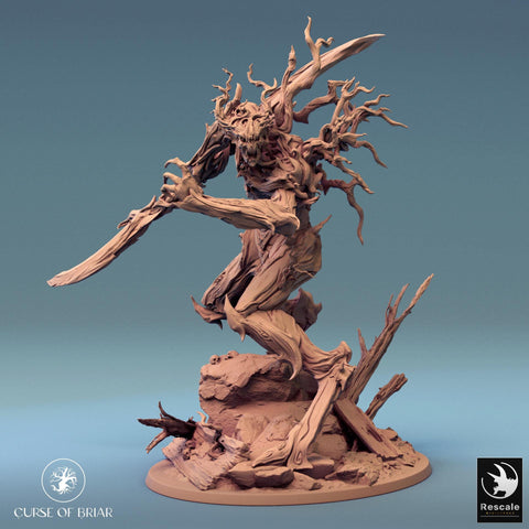Twig Blight Treant (Various sizes) | 28mm,32mm,54mm,75mm,100mm Scale Resin Mini | Dungeons and Dragons D&D 5e Pathfinder |Rescale Miniatures