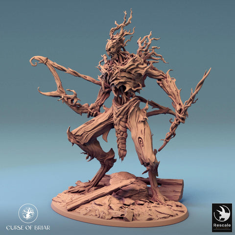 Twig Blight Treant (Various sizes) | 28mm,32mm,54mm,75mm,100mm Scale Resin Mini | Dungeons and Dragons D&D 5e Pathfinder |Rescale Miniatures