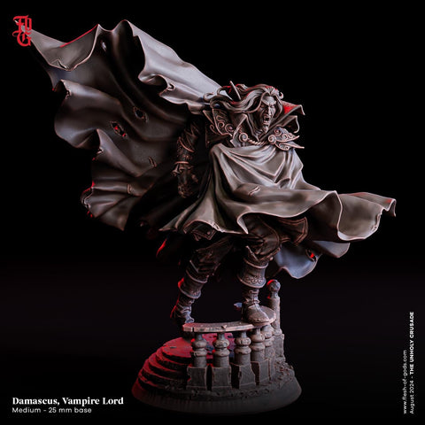 Vampire Lord Strahd von Zarovich | 28mm,32mm,54mm,75mm,100mm Scale | Undead Dungeons & Dragons 5e Miniatures | Pathfinder |Figurine DnD Mini