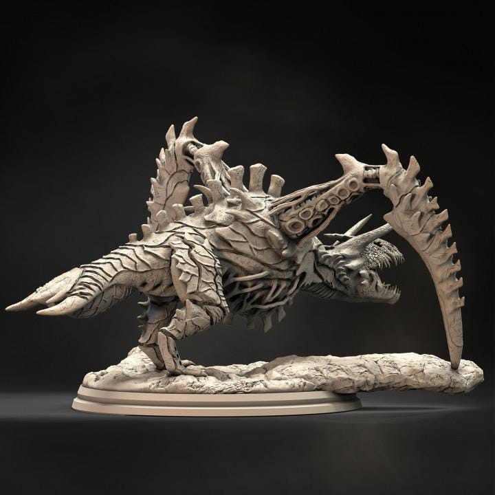 Eldritch Abomination Horror (4 sizes) D&amp;D Miniature | Young, Adult, Huge, Gargantuan | Resin Statue Figurine | Dungeons and Dragons 5e