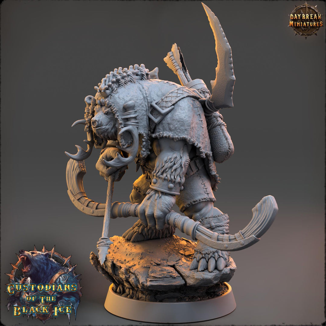 BearFolk Fighter Werebear Fighter Archer 5 Sizes /| D&amp;D 5e | Dungeons and Dragons |Pathfinder