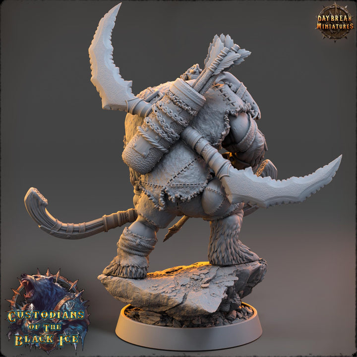 BearFolk Fighter Werebear Fighter Archer 5 Sizes /| D&amp;D 5e | Dungeons and Dragons |Pathfinder