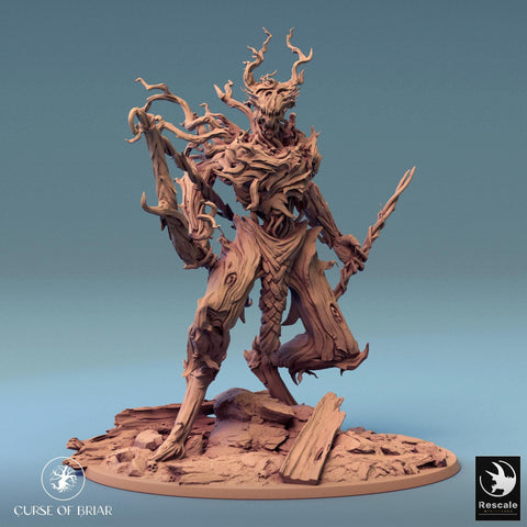 Twig Blight Treant (Various sizes) | 28mm,32mm,54mm,75mm,100mm Scale Resin Mini | Dungeons and Dragons D&D 5e Pathfinder |Rescale Miniatures