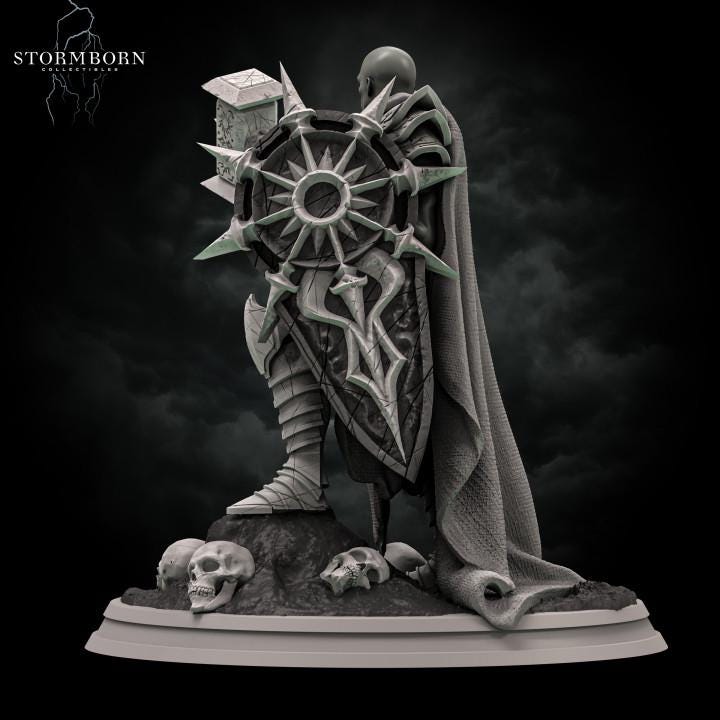 Life, Light Domain Cleric, Paladin PC / NPC Miniature | 5 Sizes /Scales | Figure | DnD | unpainted |