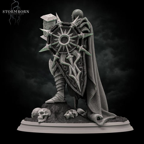 Life, Light Domain Cleric, Paladin PC / NPC Miniature | 28mm, 32mm, 54mm,75mm, 100mm Scales | Pathfinder Figure | DnD | Figurine unpainted |