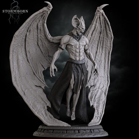 Vampire Lord Elder Undead NPC D&D Miniature | 28mm, 32mm, 54mm,75mm, 100mm Scales | Pathfinder Figure | Figurine unpainted | RPG Gift Idea