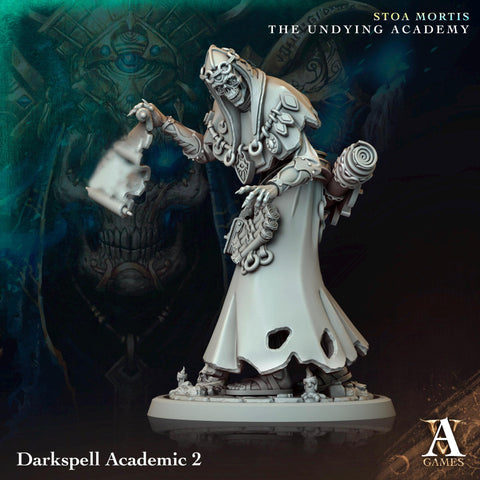 Undead Lich Wizard, Monster Miniature | 28mm,32mm,54mm,75mm,100mm Scales | Dungeons and Dragons Pathfinder | DnD 5e gift idea, RPG figure