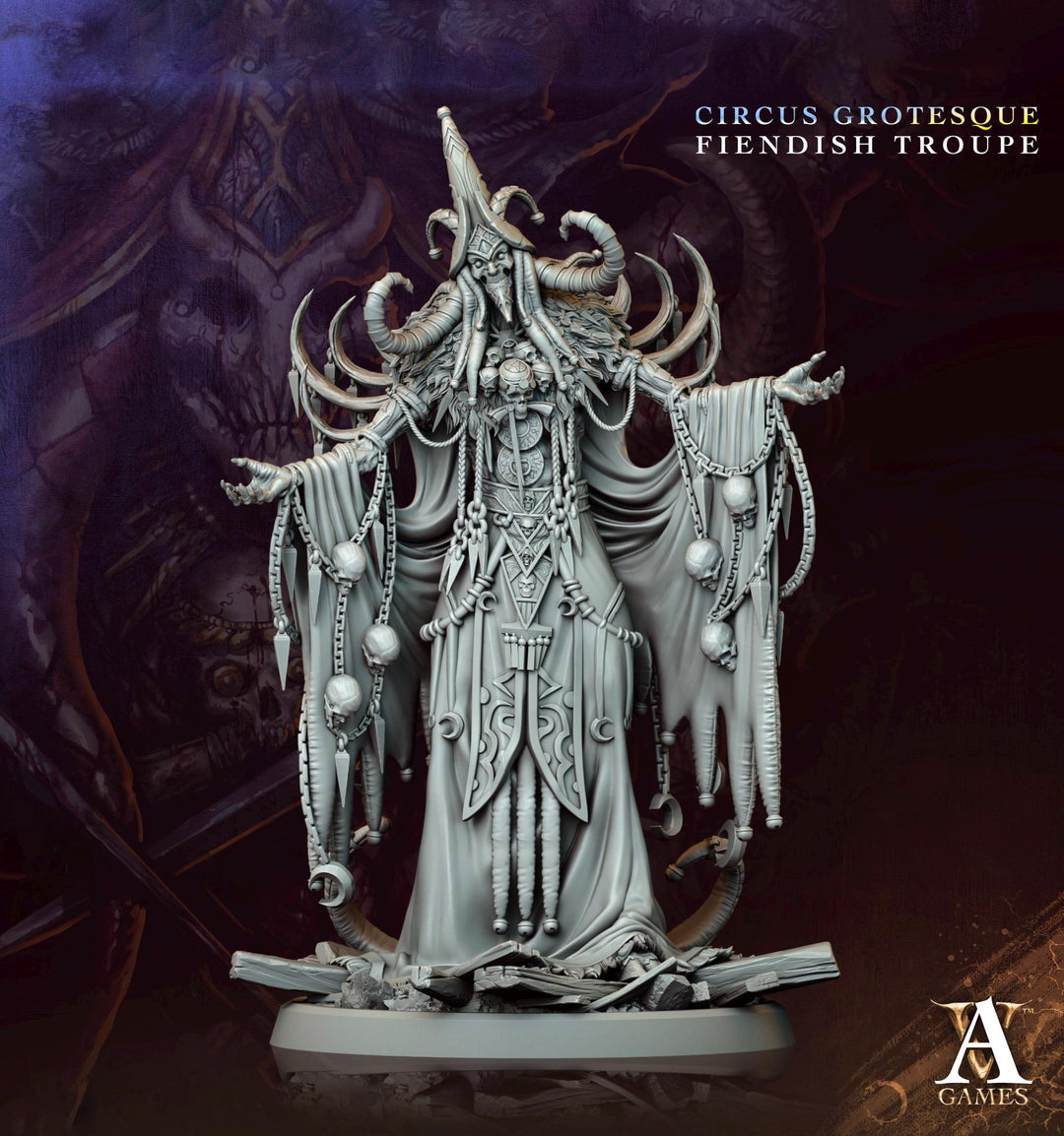 Hag, Fiendish Witch | 28mm, 32mm,54mm, 75mm, 100mm Scales | Dungeons and Dragons | Pathfinder |