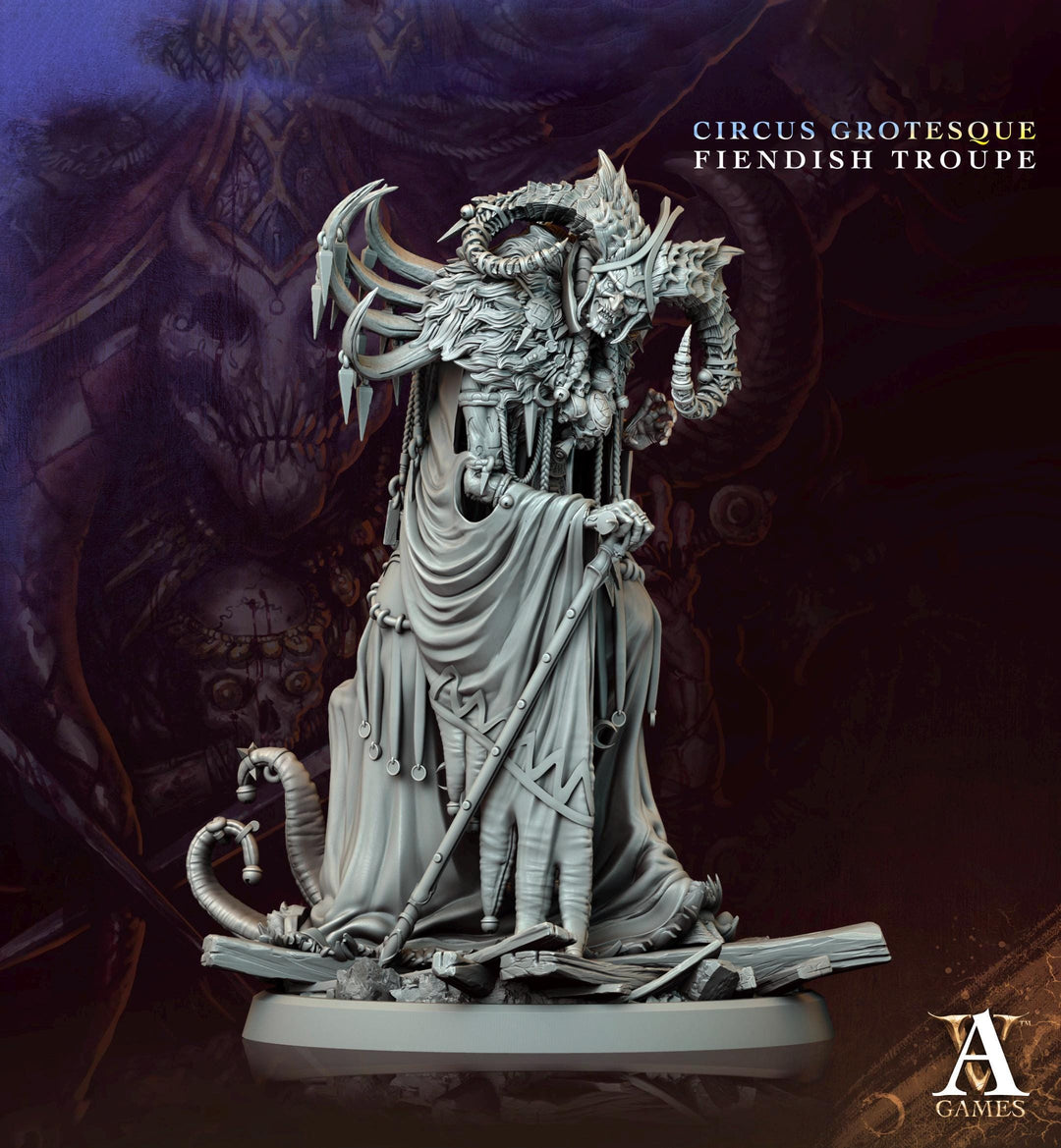 Hag, Fiendish Witch | 28mm, 32mm,54mm, 75mm, 100mm Scales | Dungeons and Dragons | Pathfinder |