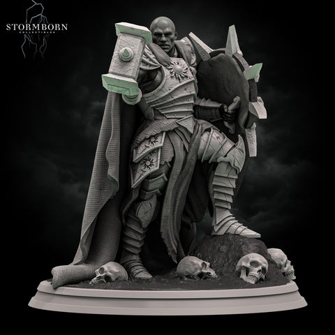 Life, Light Domain Cleric, Paladin PC / NPC Miniature | 28mm, 32mm, 54mm,75mm, 100mm Scales | Pathfinder Figure | DnD | Figurine unpainted |