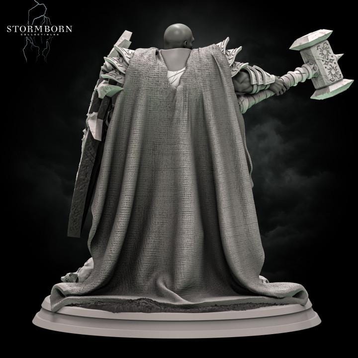 Life, Light Domain Cleric, Paladin PC / NPC Miniature | 5 Sizes /Scales | Figure | DnD | unpainted |