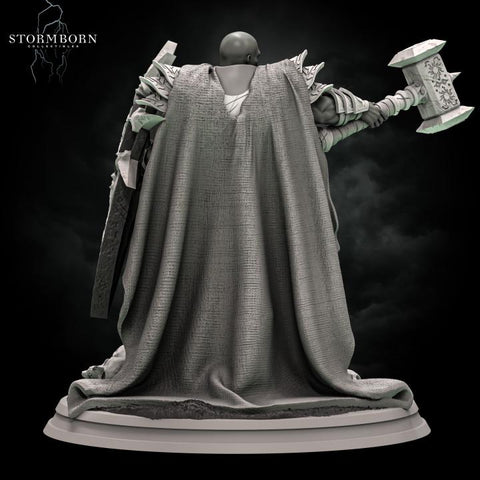 Life, Light Domain Cleric, Paladin PC / NPC Miniature | 28mm, 32mm, 54mm,75mm, 100mm Scales | Pathfinder Figure | DnD | Figurine unpainted |
