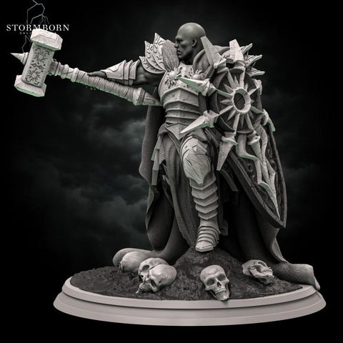 Life, Light Domain Cleric, Paladin PC / NPC Miniature | 28mm, 32mm, 54mm,75mm, 100mm Scales | Pathfinder Figure | DnD | Figurine unpainted |