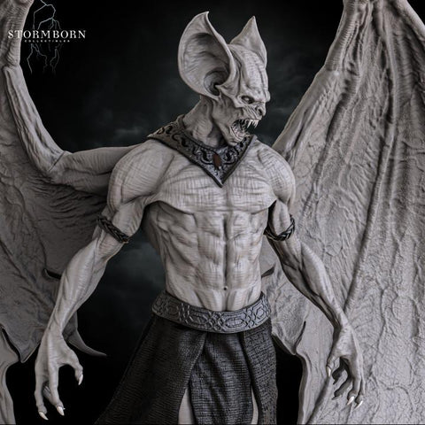 Vampire Lord Elder Undead NPC D&D Miniature | 28mm, 32mm, 54mm,75mm, 100mm Scales | Pathfinder Figure | Figurine unpainted | RPG Gift Idea