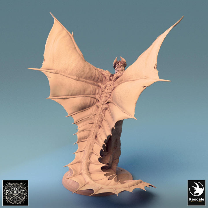 Metallic Ancient Brass Dragon- (4 sizes) D&amp;D Miniature | 190mm Wing Span,223mm Height | Resin Figurine |Dungeons and Dragons 5e Pathfinder
