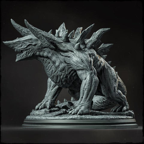 Kaiju, Behemoth, Tarrasque (4 sizes) D&D Miniature | Torso 120mm Long, 80mm Height | Resin Statue | Figurine | Dungeons and Dragons 5e