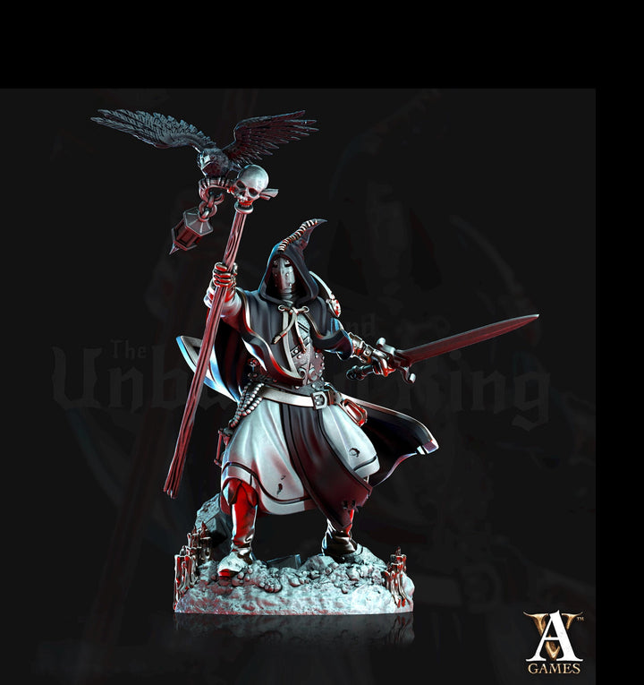 Human Fighter, Eldritch Knight, Hexblade Warlock, Witch Hunter, Monster Slayer Ranger | 28mm,32mm,54mm,75mm,100mm Scale | Figure mini D&amp;D 5e