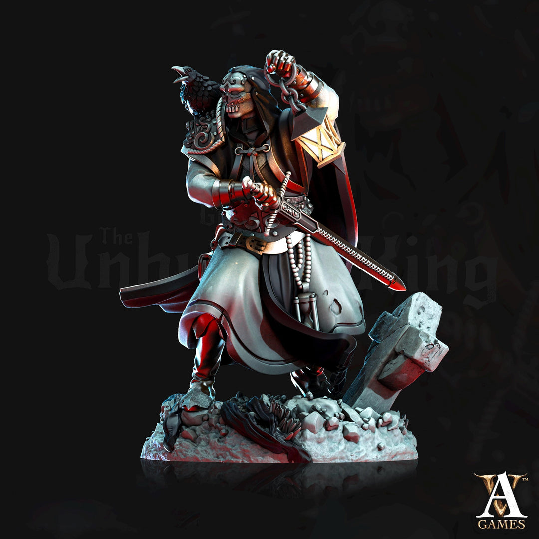 Human Fighter, Eldritch Knight, Hexblade Warlock, Witch Hunter, Monster Slayer Ranger | 28mm,32mm,54mm,75mm,100mm Scale | Figure mini D&amp;D 5e