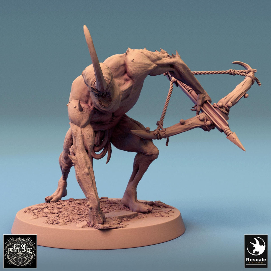 Putrid Fiend Demon, Flesh Golem Eldritch Horror, DnD Unpainted Miniature| 28mm, 32mm (proxy size),54mm,75mm,100mm Scales Dungeons & Dragons