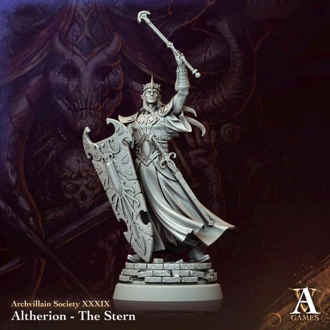 Elf Lord Eldritch Knight Fighter | 28mm, 32mm,54mm, 75mm, 100mm Scales | Dungeons and Dragons | Pathfinder |