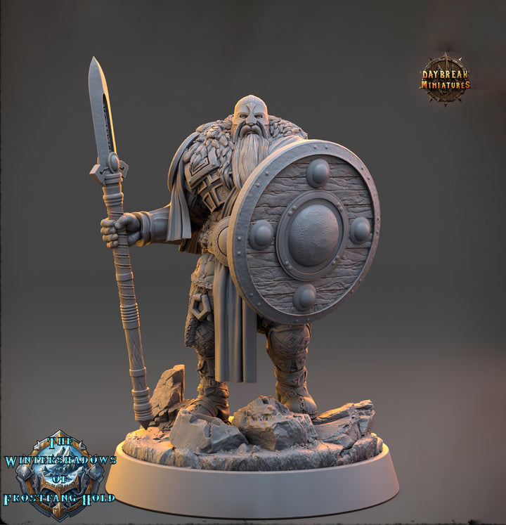 Viking Human Ranger Barbarian Fighter PC NPC | 28mm, 32mm,54mm, 75mm, 100mm Scales | Dungeons and Dragons | Pathfinder | Daybreak Miniatures
