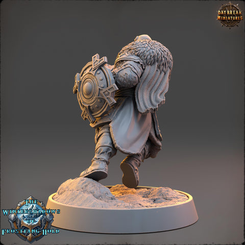 War Domain Cleric, Paladin PC /NPC Unpainted | 28mm,32mm,54mm,75mm,100mm Scales | Dungeons and Dragons | Pathfinder | Daybreak Miniatures