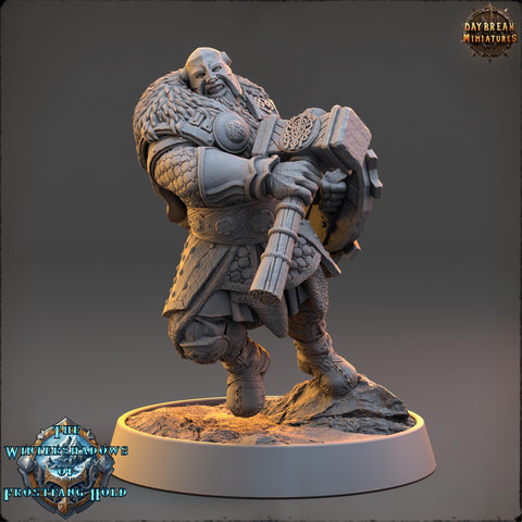 War Domain Cleric, Paladin PC /NPC Unpainted | 28mm,32mm,54mm,75mm,100mm Scales | Dungeons and Dragons | Pathfinder | Daybreak Miniatures