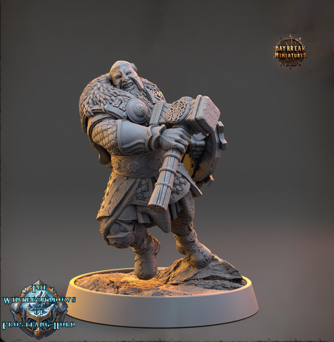 War Domain Cleric, Paladin PC /NPC Unpainted | 28mm,32mm,54mm,75mm,100mm Scales | Dungeons and Dragons | Pathfinder | Daybreak Miniatures