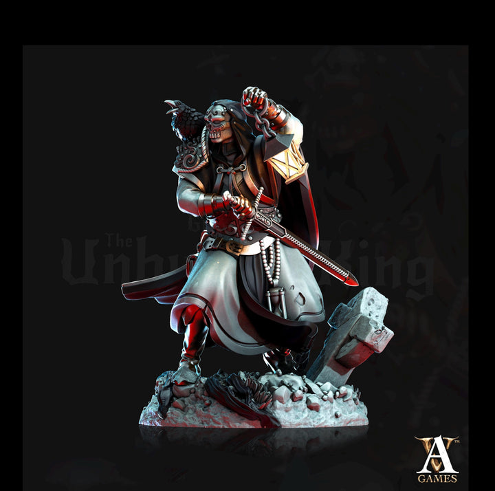 Human Fighter, Eldritch Knight, Hexblade Warlock, Witch Hunter, Monster Slayer Ranger | 28mm,32mm,54mm,75mm,100mm Scale | Figure mini D&amp;D 5e