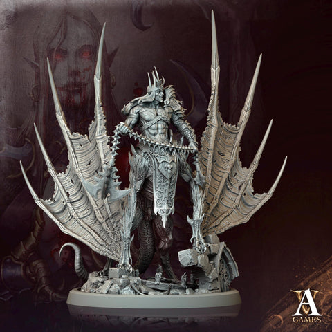 Vampire Lord Mutated Feral Spawn Miniature | 28mm,32mm,54mm Scales | Undead Dungeons & Dragons 5e | Pathfinder | DnD Figurine | RPG Proxy