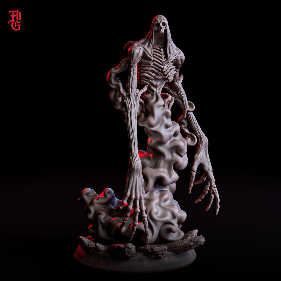Wraith Undead, Demon Fiend, Resin Miniature | 28mm, 32mm,54mm, 75mm,100mm Scale | Dungeons and Dragons D&amp;D 5e Pathfinder | Flesh of Gods