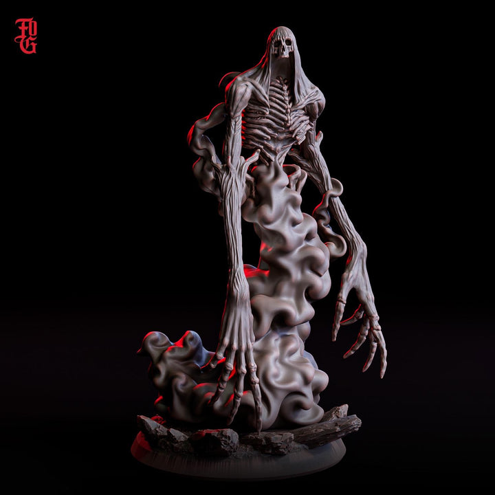 Wraith Undead, Demon Fiend, Resin Miniature | 28mm, 32mm,54mm, 75mm,100mm Scale | Dungeons and Dragons D&amp;D 5e Pathfinder | Flesh of Gods