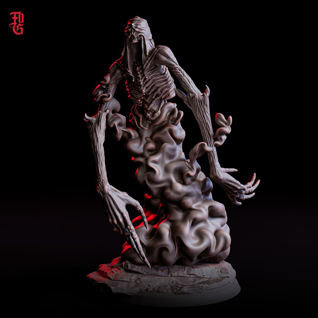 Wraith Undead, Demon Fiend, Resin Miniature | 28mm, 32mm,54mm, 75mm,100mm Scale | Dungeons and Dragons D&amp;D 5e Pathfinder | Flesh of Gods