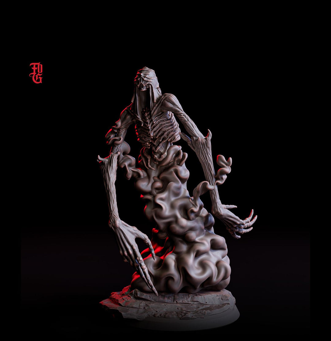 Wraith Undead, Demon Fiend, Resin Miniature | 28mm, 32mm,54mm, 75mm,100mm Scale | Dungeons and Dragons D&D 5e Pathfinder | Flesh of Gods