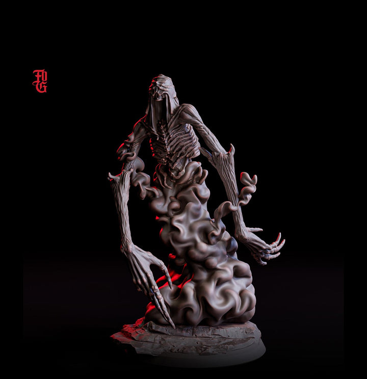 Wraith Undead, Demon Fiend, Resin Miniature | 28mm, 32mm,54mm, 75mm,100mm Scale | Dungeons and Dragons D&amp;D 5e Pathfinder | Flesh of Gods
