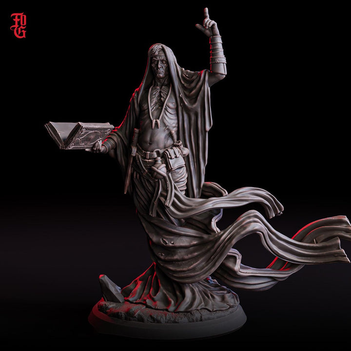 Male Warlock, Sorcerer, Cleric PC / NPC | 28mm,32mm,54mm75mm,100mm Scales | Player Character Mini D&amp;D 5e Pathfinder Figure |Flesh of Gods