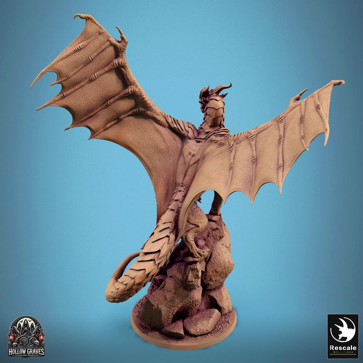 Legendary Dragon (4 sizes) D&amp;D Miniature | 230mm Wing Span, 266mm Height | Resin Figurine | Dungeons and Dragons 5e Pathfinder | Great gift