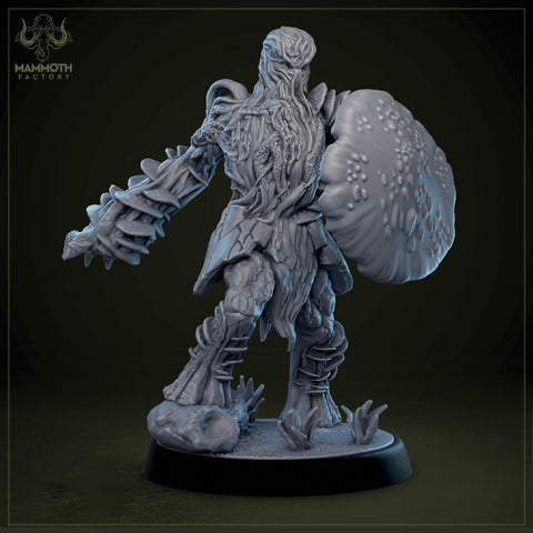 Myconid Adult, fungus ones, fungus folk, Unpainted Resin Miniature | 28mm, 32mm,54mm,75mm,100mm |Dungeons and Dragons |Mammoth Factory