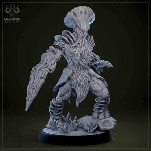Myconid Adult, fungus ones, fungus folk, Unpainted Resin Miniature | 28mm, 32mm,54mm,75mm,100mm |Dungeons and Dragons |Mammoth Factory