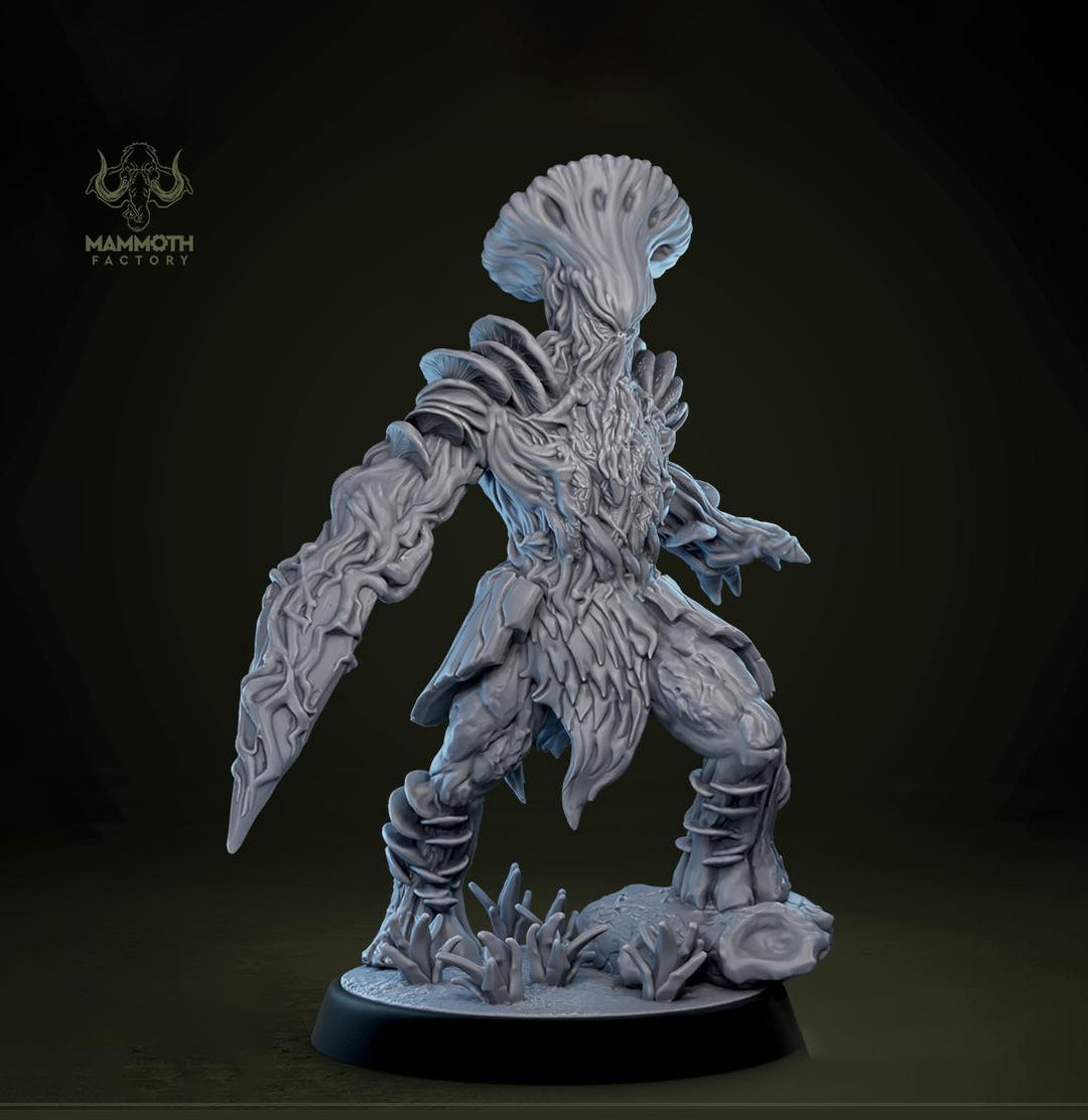 Myconid Adult, fungus ones, fungus folk, Unpainted Resin Miniature | 28mm, 32mm,54mm,75mm,100mm |Dungeons and Dragons |Mammoth Factory
