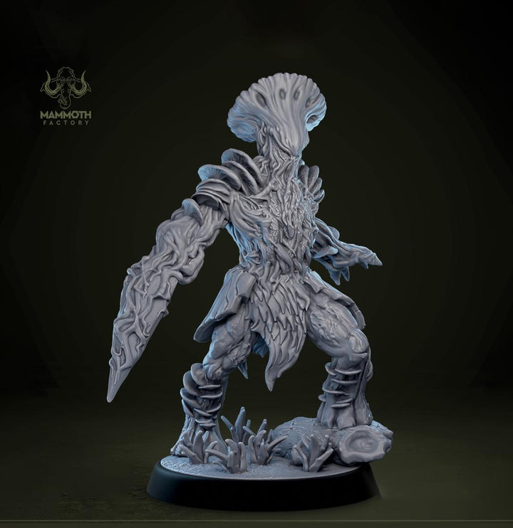 Myconid Adult, fungus ones, fungus folk, Unpainted Resin Miniature | 28mm, 32mm,54mm,75mm,100mm |Dungeons and Dragons |Mammoth Factory