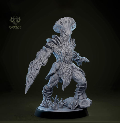 Myconid Adult, fungus ones, fungus folk, Unpainted Resin Miniature | 28mm, 32mm,54mm,75mm,100mm |Dungeons and Dragons |Mammoth Factory